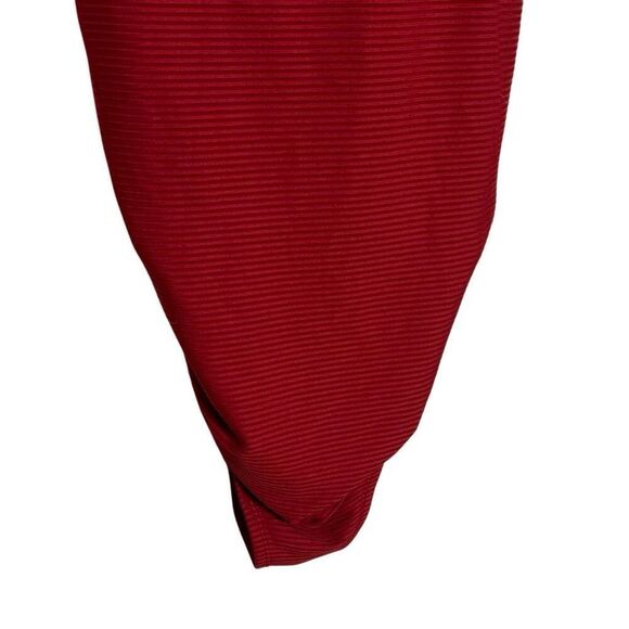 Cupshe NWT Maternity Scoop Neck Criss Cross Back Tie Ribbed One Piece Swimsuit R - Picture 8 of 15